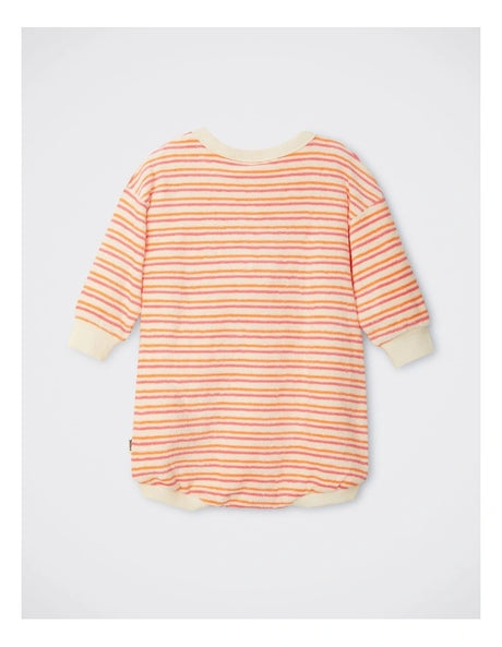 Baby Terry Slouchy Suit | Candy Stripe