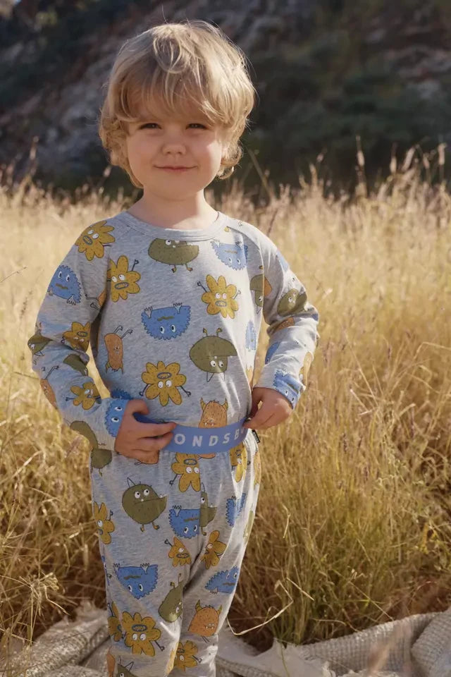 Kids Long Sleeve Sleep Set | Boo Buddy Marle