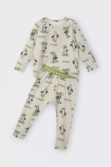 Kids Long Sleeve Sleep Set | Zig Zag Zoom Zebra