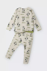 Kids Long Sleeve Sleep Set | Zig Zag Zoom Zebra