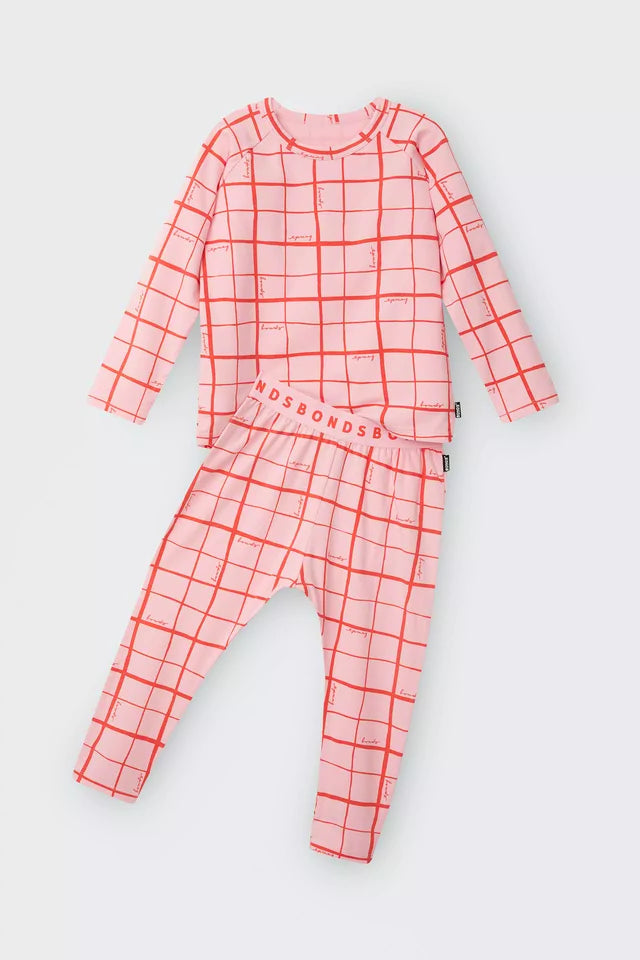 Kids Long Sleeve Sleep Set | Skater Squars