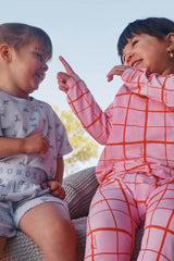 Kids Long Sleeve Sleep Set | Skater Squars