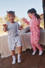 Kids Long Sleeve Sleep Set | Skater Squars