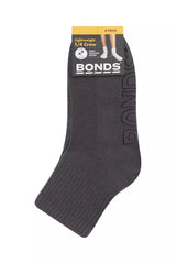Kids Logo Light Quarter Crew Socks 4 Pack | School Grey