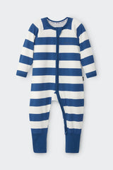 Zip Wondersuit | Moonlit Sky & Marscapone Stripe