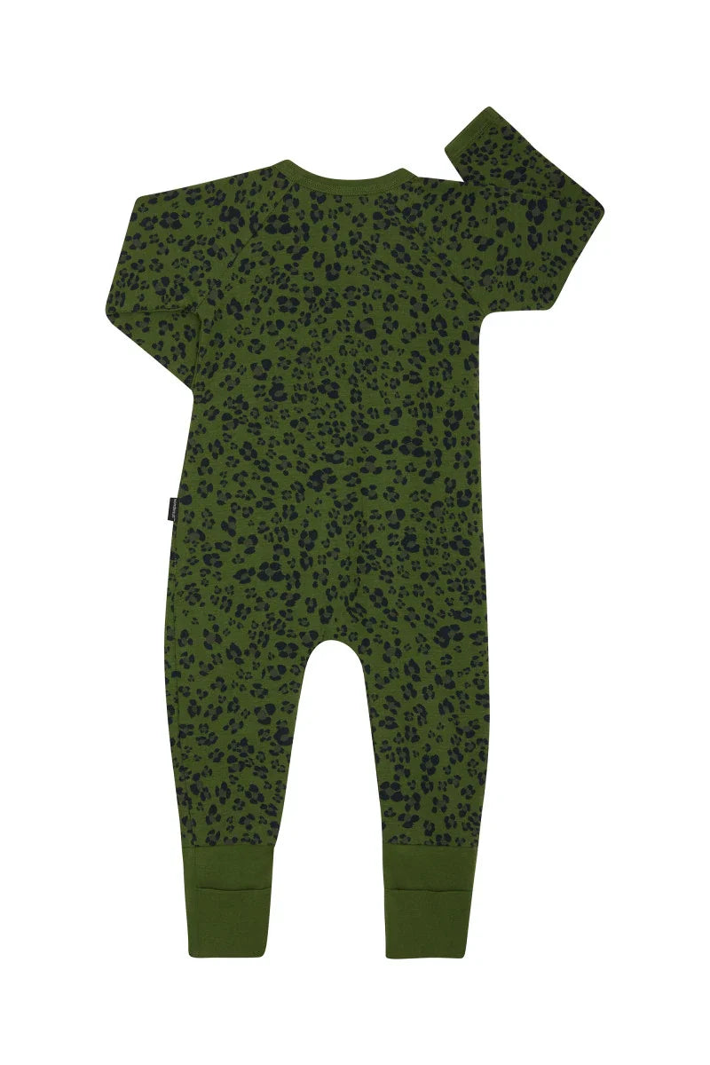Zip Wondersuit | Leopard Luxe khaki