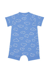 Wondercool Eyelet Zip Romper | Dreamy Clouds