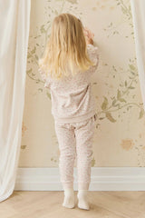 Organic Cotton Lilith Track Pant | Victoria Blush