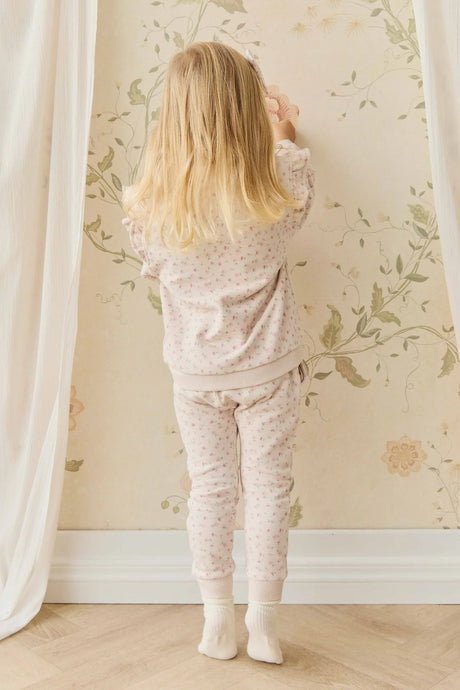 Organic Cotton Lilith Track Pant | Victoria Blush