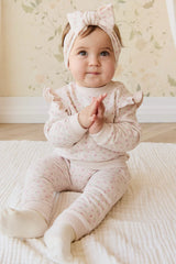 Organic Cotton Lilith Track Pant | Victoria Blush