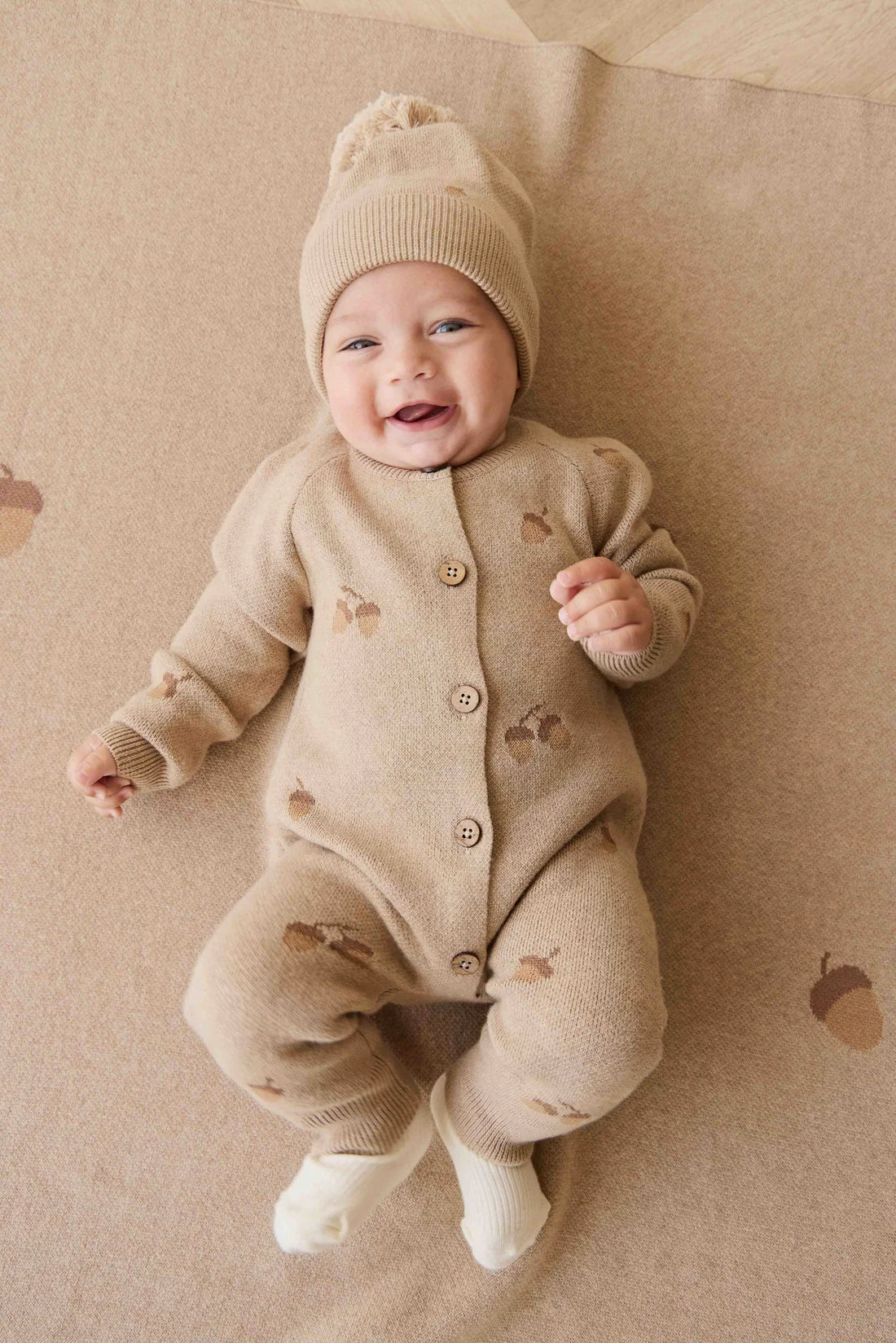 Easton Onepiece | Forest Acorns Cashew Marle