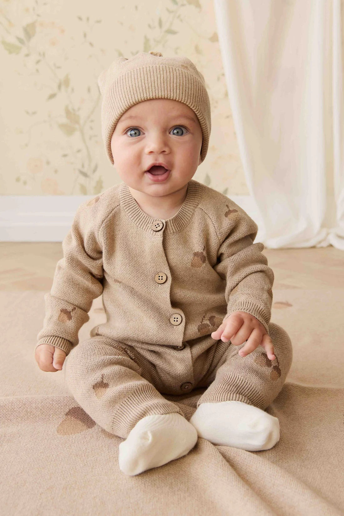 Easton Onepiece | Forest Acorns Cashew Marle