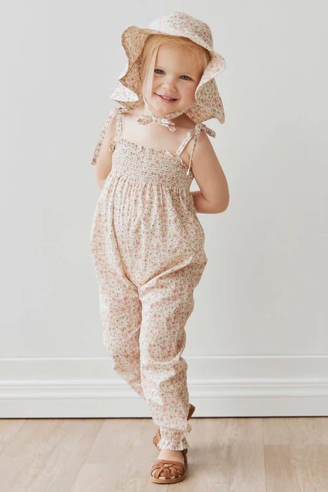 Organic Cotton Summer Playsuit | Fifi Floral