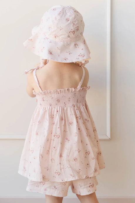 Organic Cotton Ellie Top | Petite Fleur Soft Peony