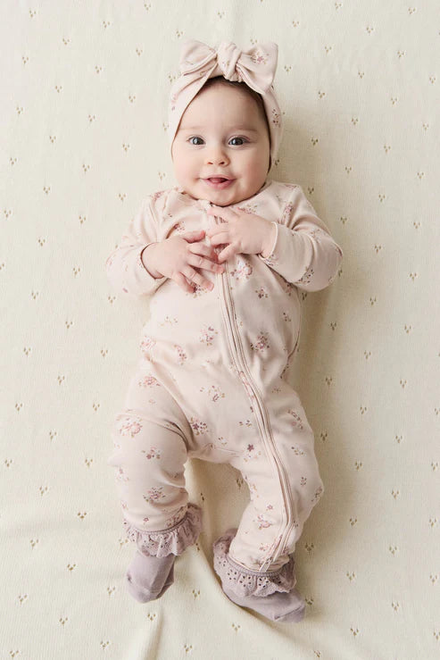 Organic Cotton Frankie Onepiece | Petite Fleur Soft Peony