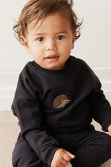 Organic Cotton Damien Sweatshirt | Constellation Hedgehog