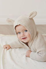 Bear Knit Onepiece | Sand Marle Fleck