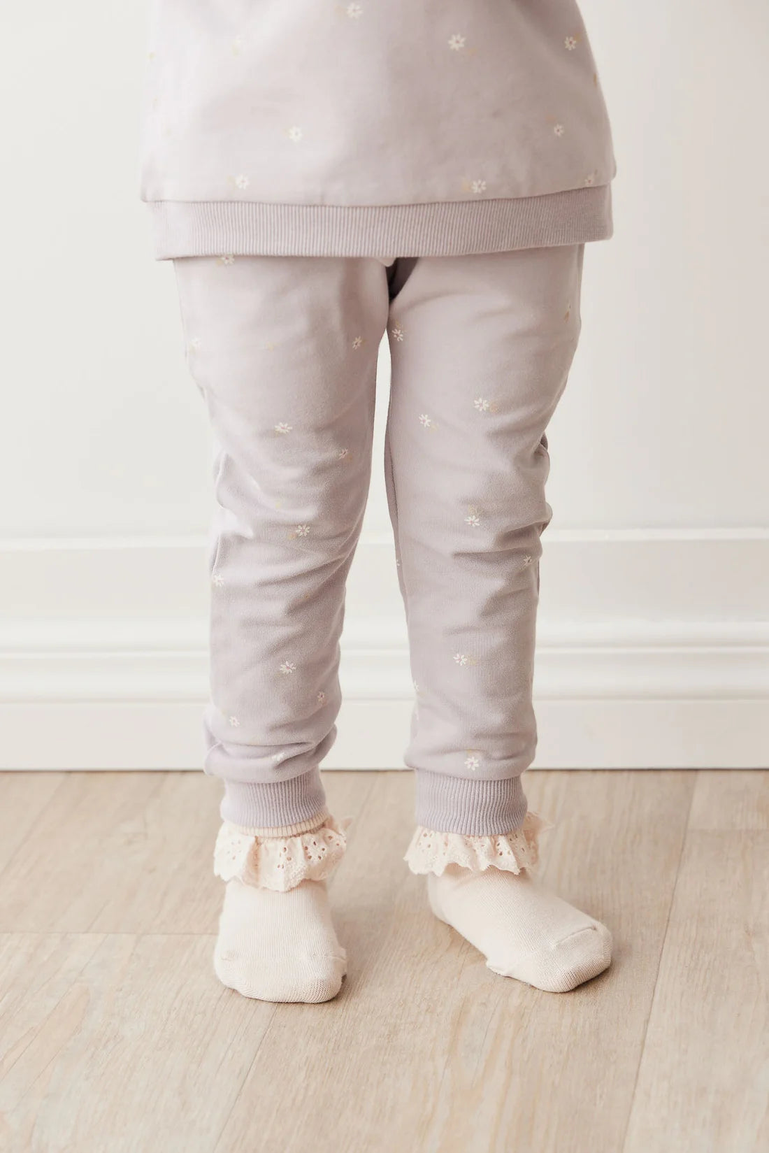 Organic Cotton Morgan Track Pant | Annie Ditzy Violet Ice