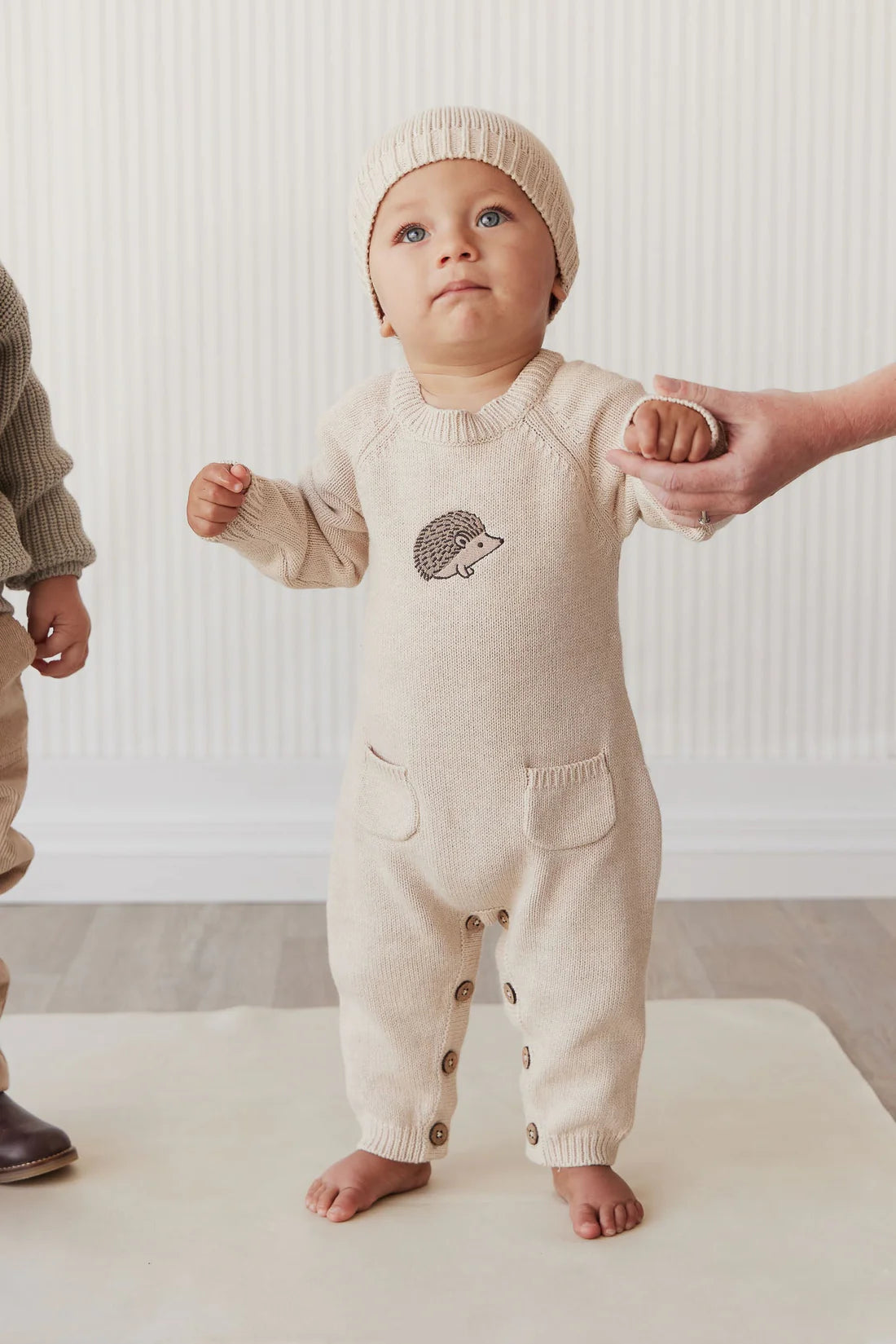 Theo Onepiece | Oatmeal Marle Hedgehog