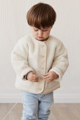 Rylan Sherpa Jacket | Natural