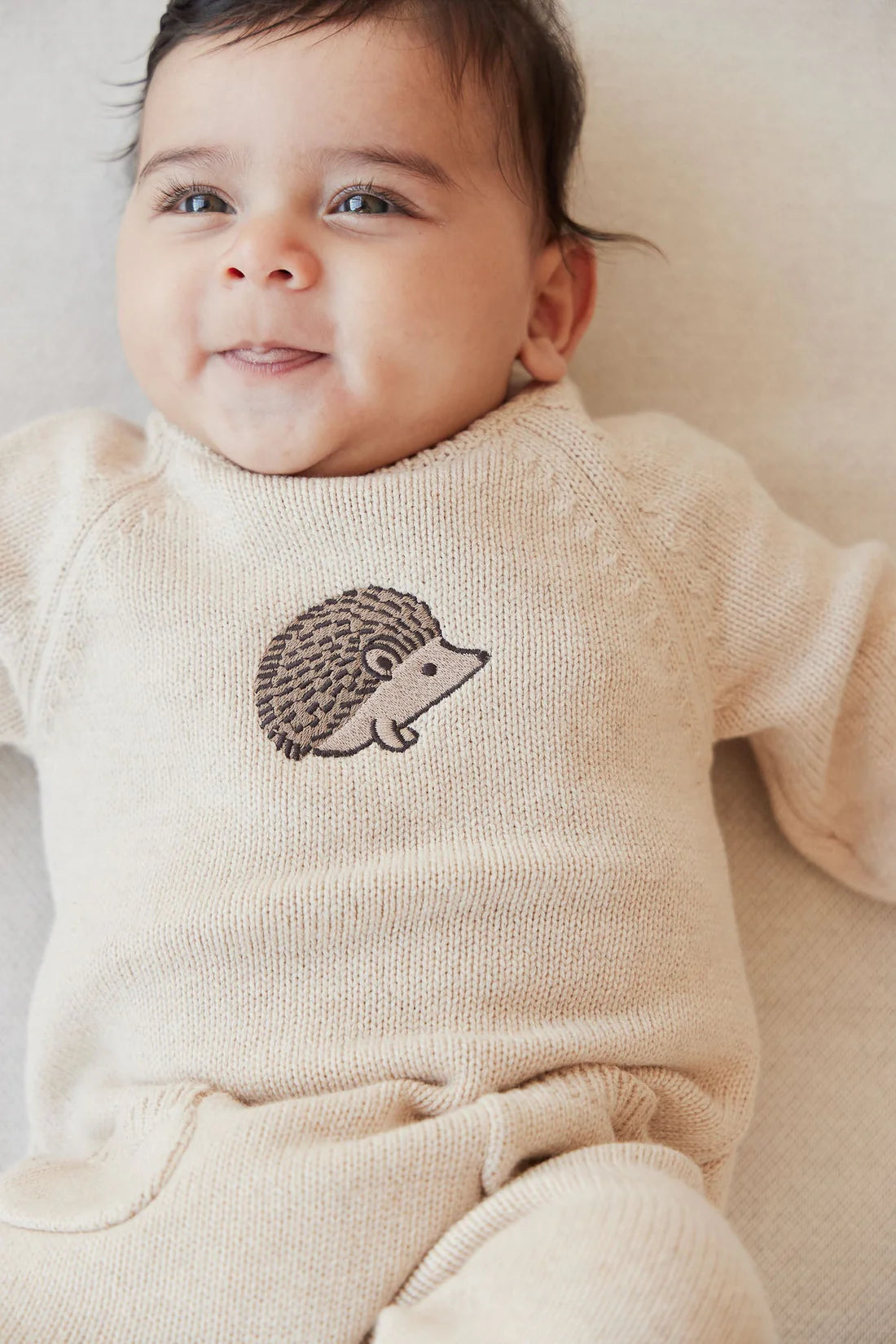 Theo Onepiece | Oatmeal Marle Hedgehog