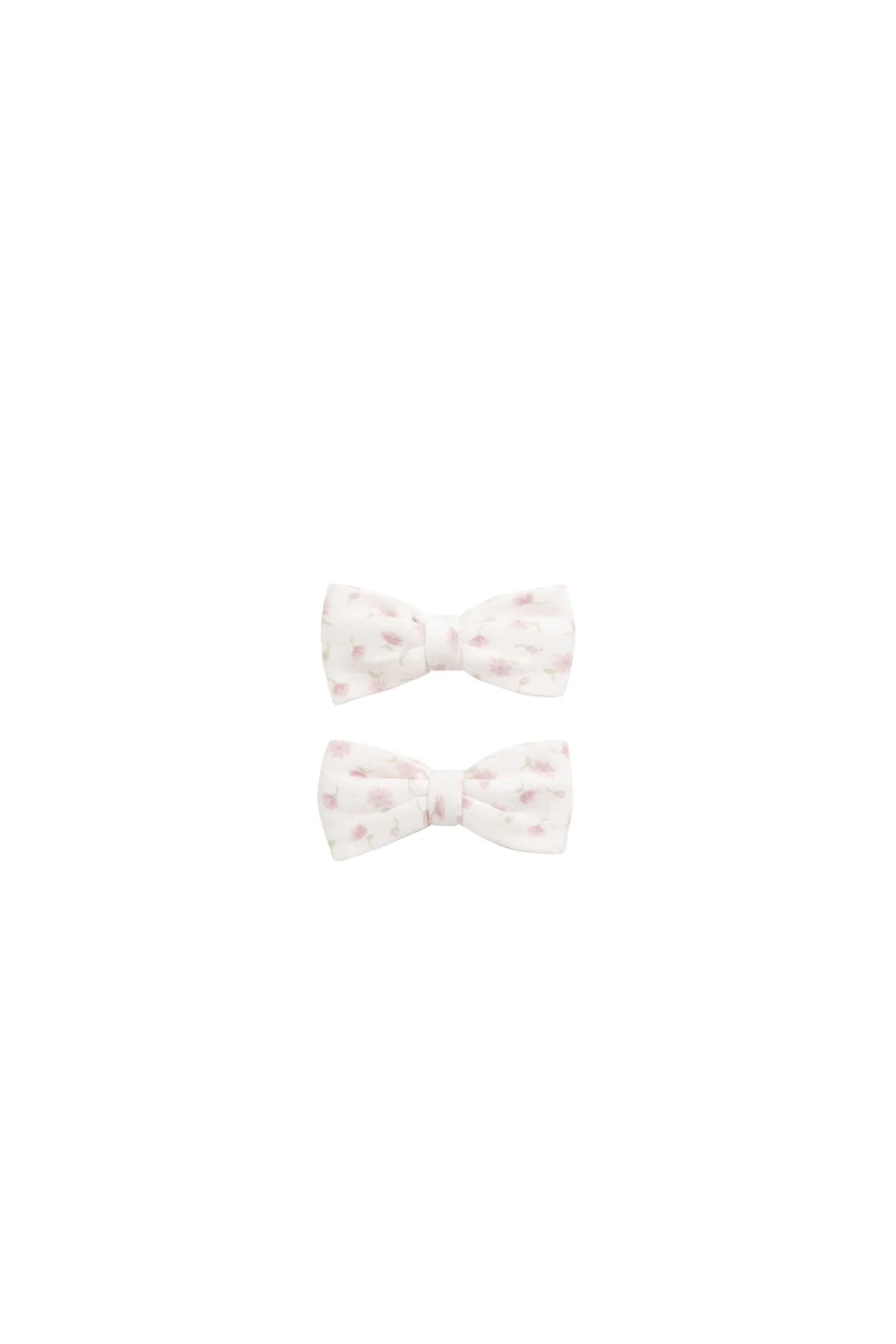 Organic Cotton Noelle 2pk Bow | Victoria Blush