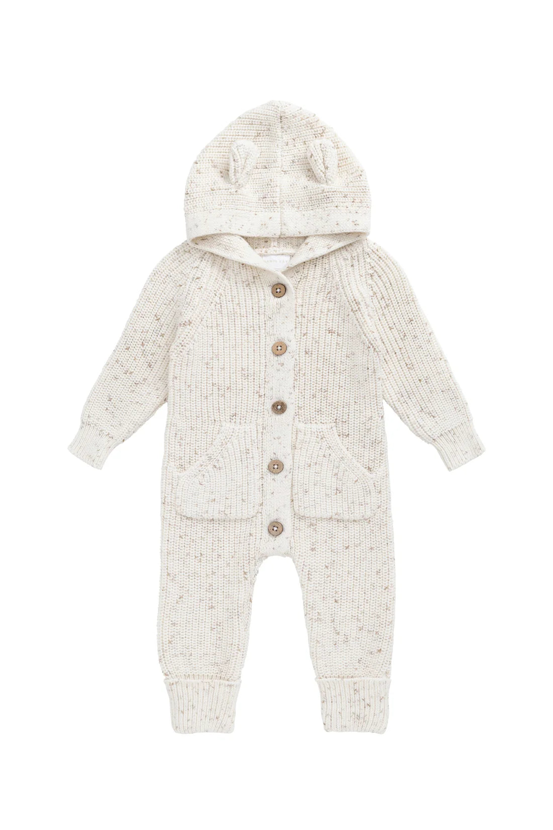 Bear Knit Onepiece | Pistachio Fleck