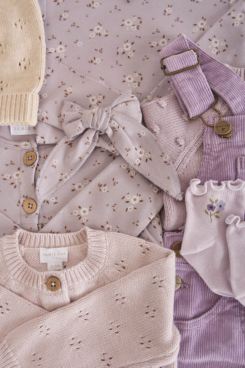 Organic Cotton Bow | Lulu Bloom Iris