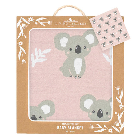 Whimsical Bassinet Blanket | Koala