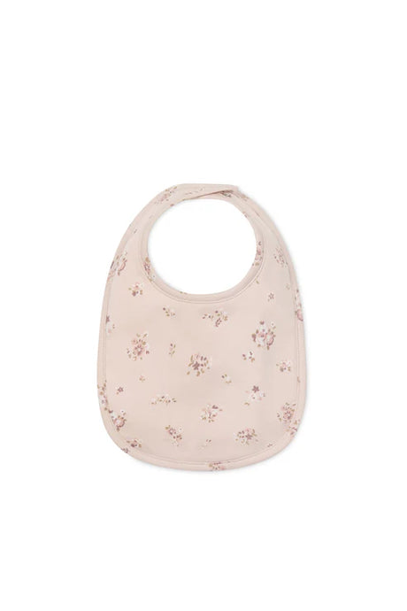 Organic Cotton Bib | Petite Fleur Soft Peony