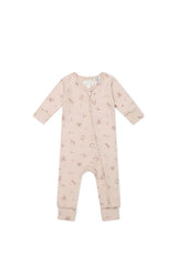 Organic Cotton Frankie Onepiece | Petite Fleur Soft Peony