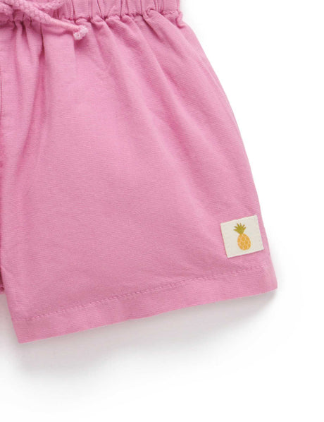 Linen Blend Short | Fig