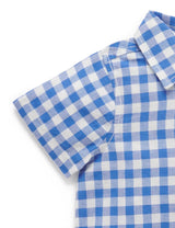 Linen Blend Shirt | Nile Gingham