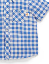 Linen Blend Shirt | Nile Gingham