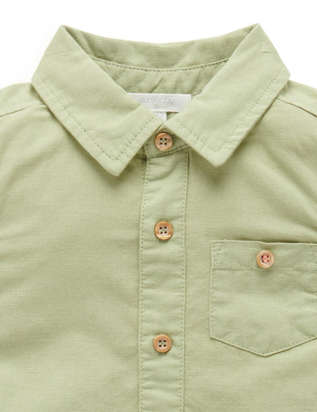 Linen Blend Shirt | Safari