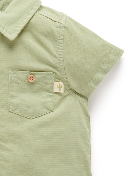 Linen Blend Shirt | Safari