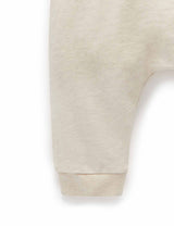 Slouch Track Pant | Wheat Melange