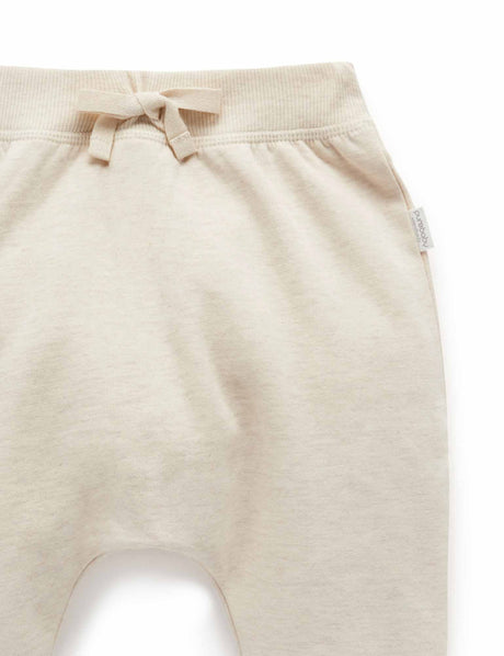 Slouch Track Pant | Wheat Melange
