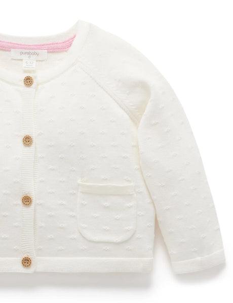 Textured Cardigan | Cloud