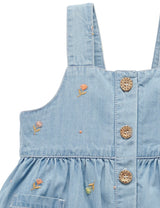 Embroidered Pinnie | Tufted Floral
