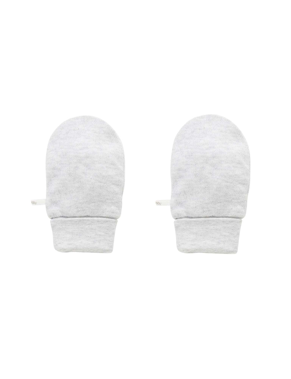 Essentials Mittens | Pale Grey Melange