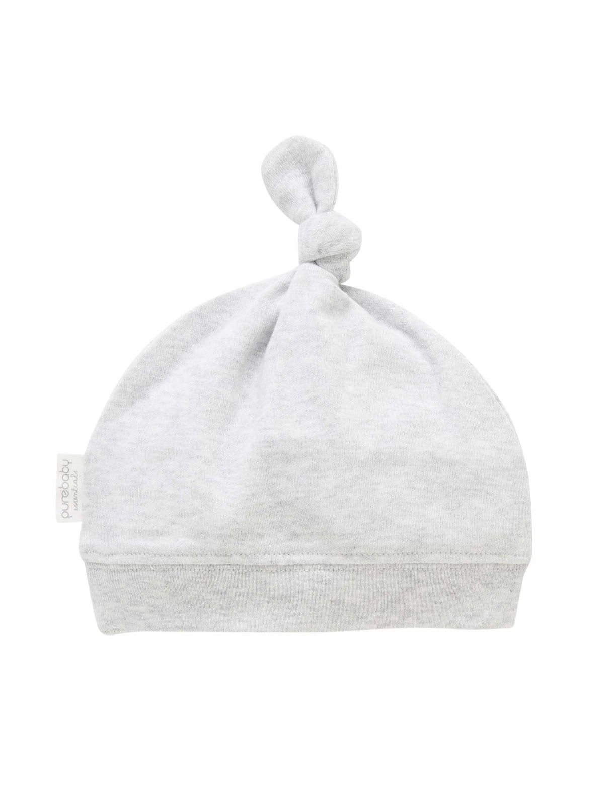 Knot Hat | Pale Grey Melange