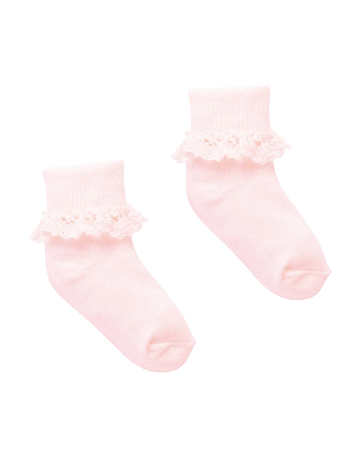 Lace Sock | Pale Pink