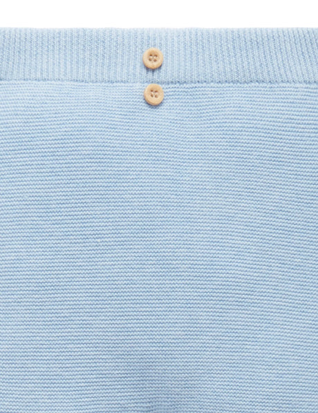 Textured Leggings | Blue Melange