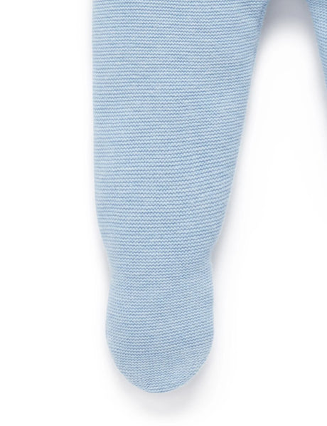Textured Leggings | Blue Melange