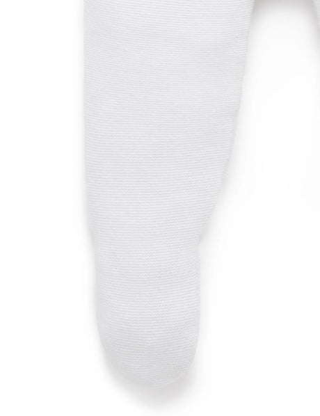 Textured Leggings | White