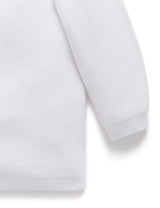 Textured Cardigan | White