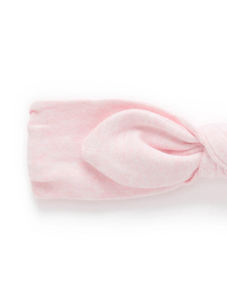 Knot Headband | Pale Pink Melange