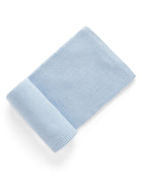 Essentials Textured Blanket | Blue Melange