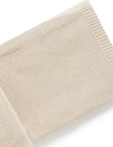 Essentials Textured Blanket | Wheat Melange